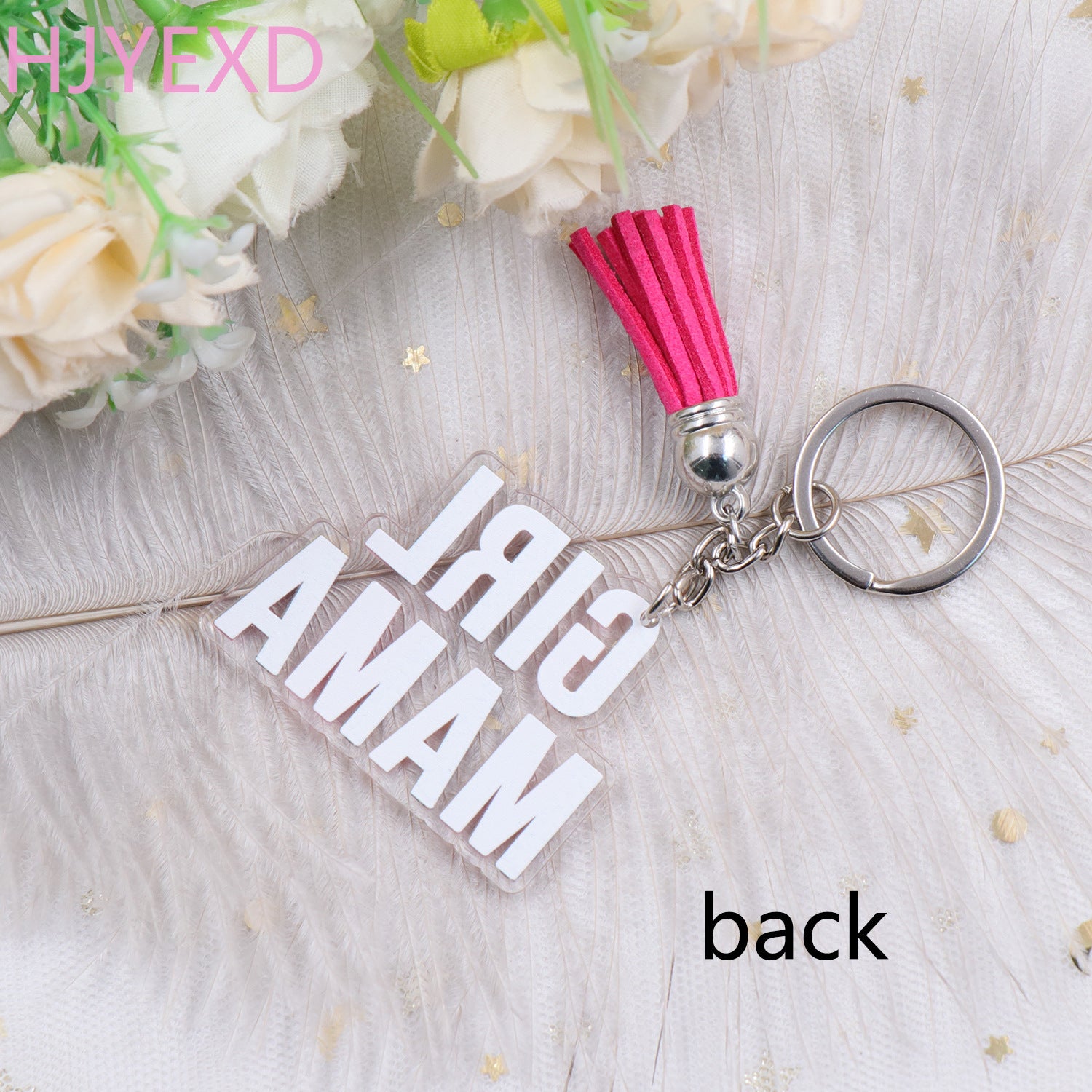 Wholesale Boy Mom Girl Mom Mother's Day Gift Acrylic Keychain ACC-KC-XiaoYan013