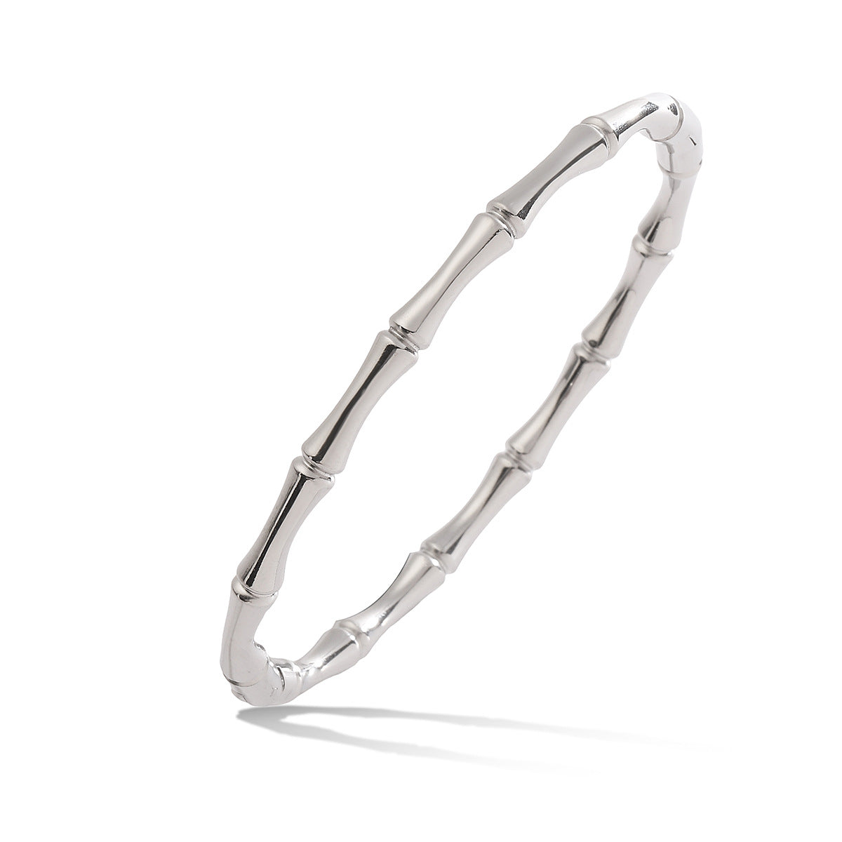 Wholesale light luxury bamboo titanium steel bracelet