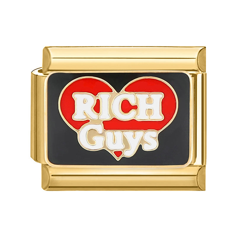 Wholesale Italian Charm Bracelet 9mm DIY Splicing Fashion Creative Pattern Stainless Steel Composable Bracelet