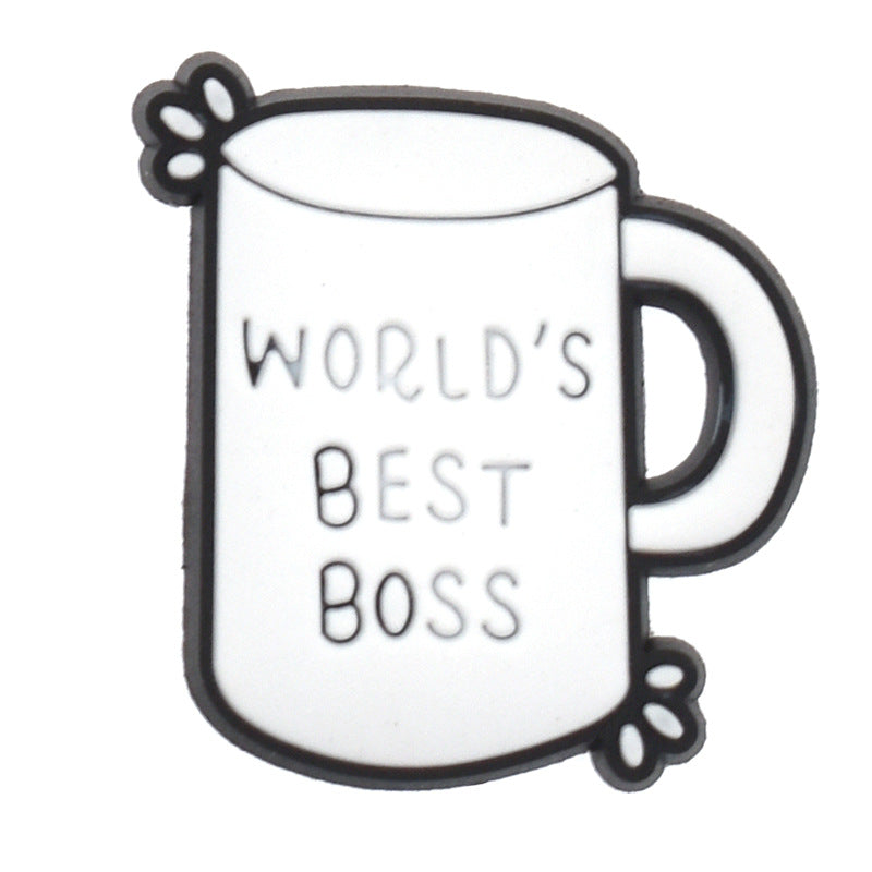 Wholesale Random 100pcs Coffee Series Shoes Accessories Shoes Charms