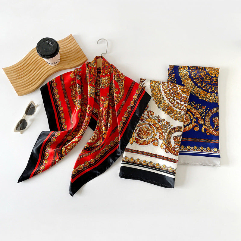 Wholesale 90cm Silk Scarf Large Square Scarf