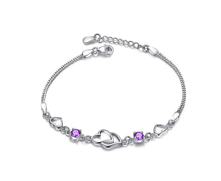 Wholesale Heart Wing Rhinestone Bracelet Women Fashion Jewelry Accessory Valentine Gift