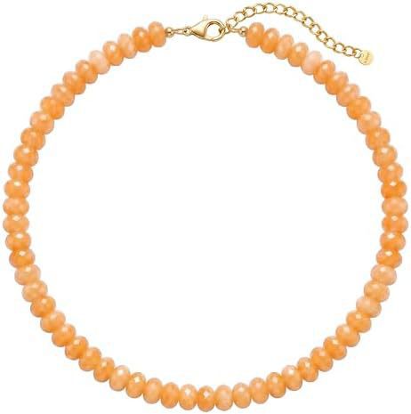 Wholesale Layered Rainbow Beaded Necklace with Natural Stone Pendant - Beach Fashion Accessory for Women