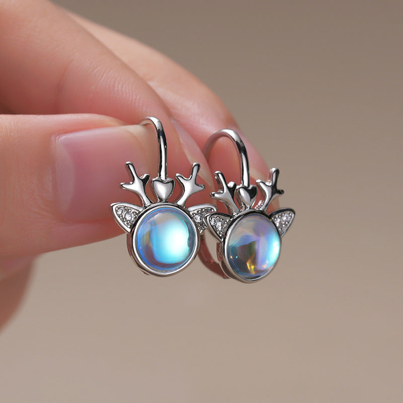 Wholesale able reindeer Christmas-themed earrings