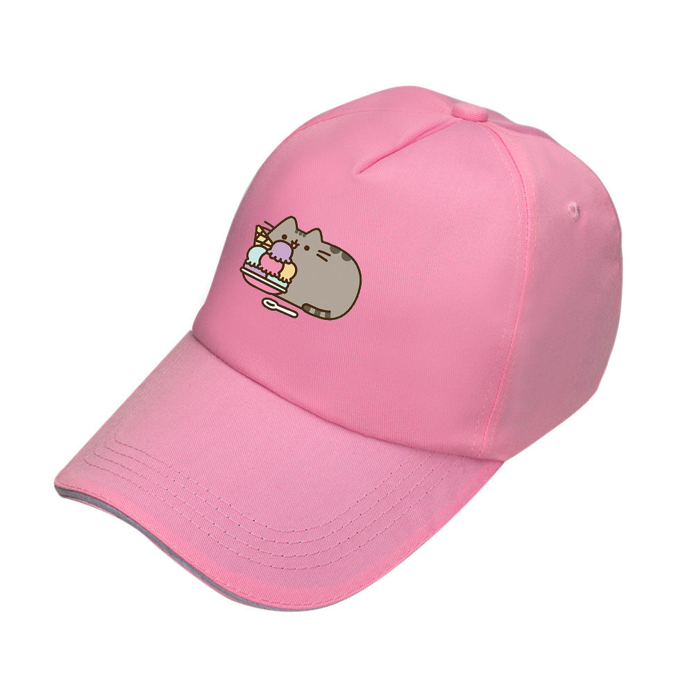 Wholesale three color peaked cap cute baseball cap