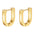 Wholesale 18K Golden U-shaped Earrings Geometric Stainless Steel Fashion Earrings