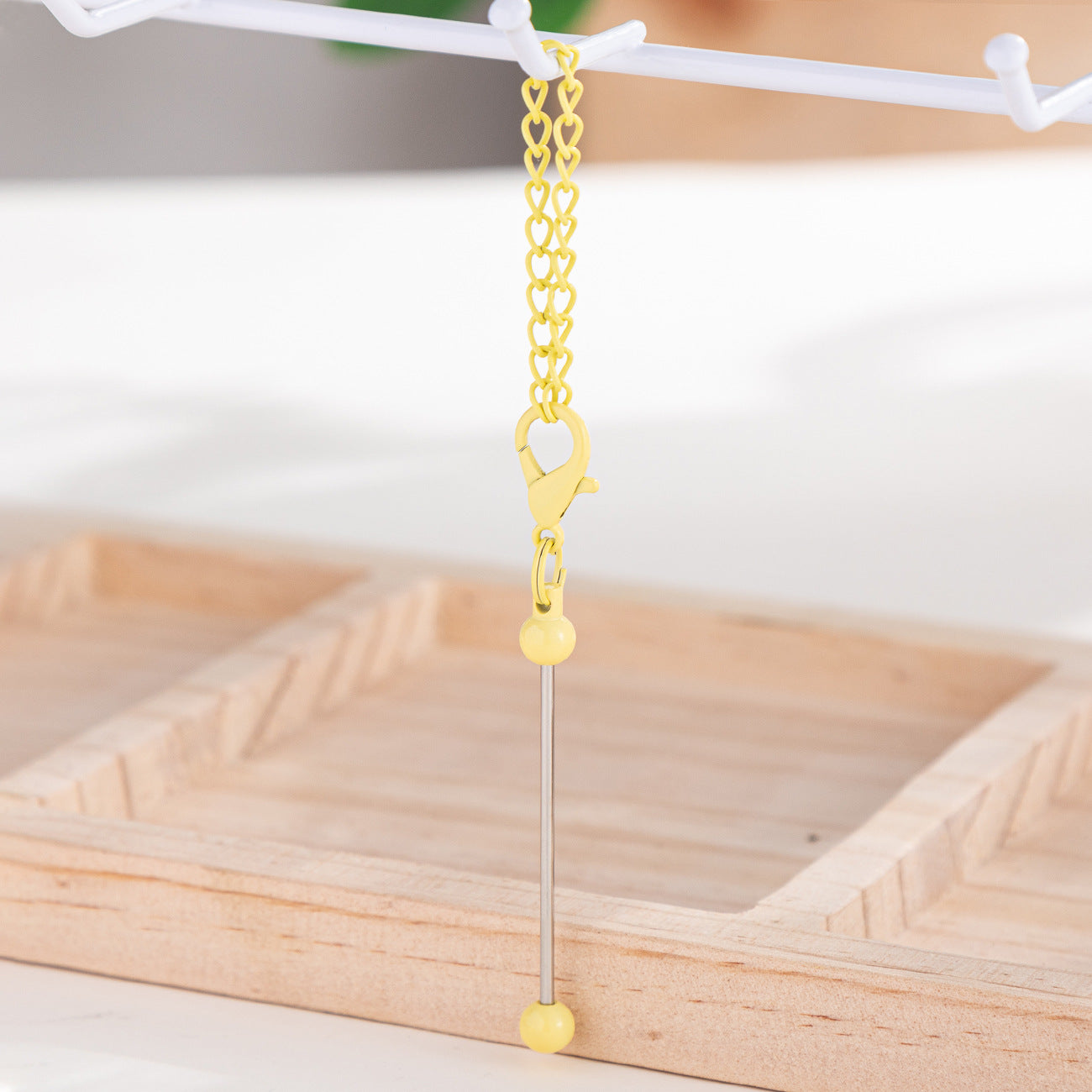 Wholesale Mini Beaded Candy Color Keychain