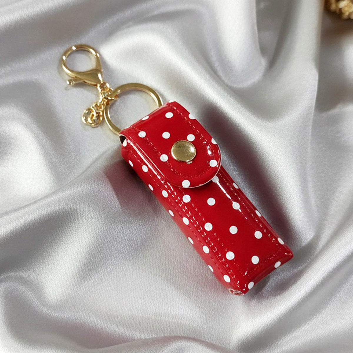 Wholesale Trendy Polka Dot PU Leather Coin Purse Bag Charm Fashion Accessory