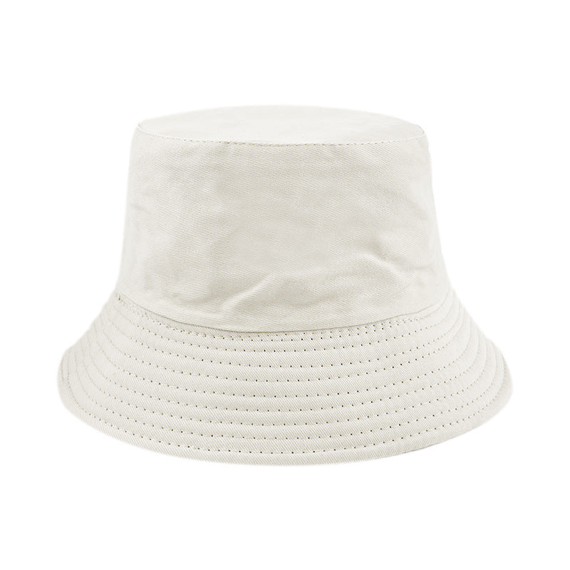 Wholesale Double-sided sun protection embroidered logo Bucket Hat
