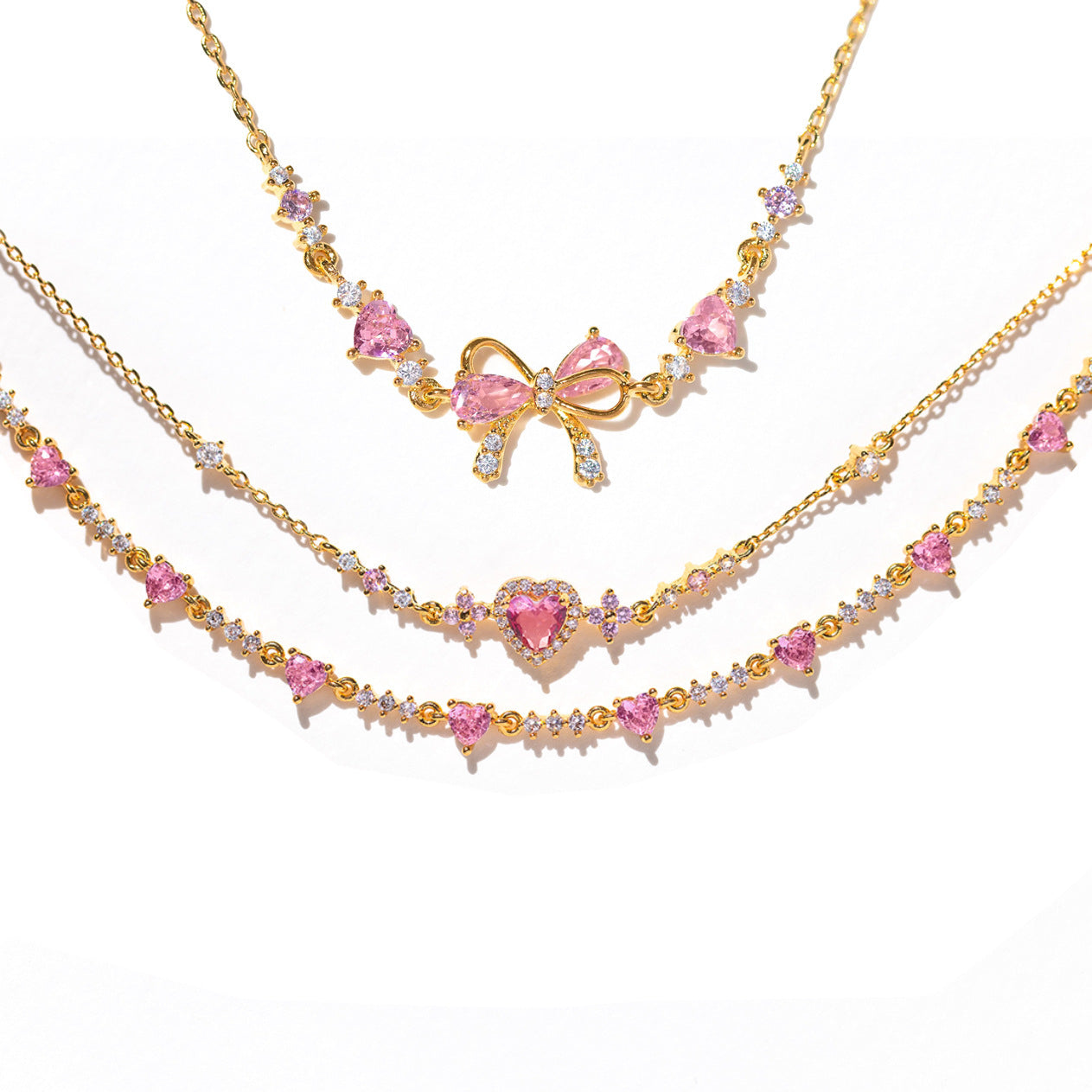 Wholesale Love Zircon Butterfly Festival Valentine's Day Bracelet