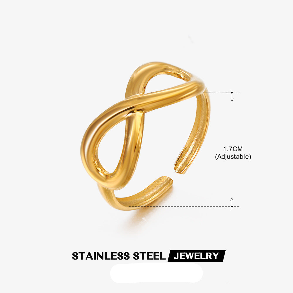 Wholesale Stainless Steel Geometric Open Rings