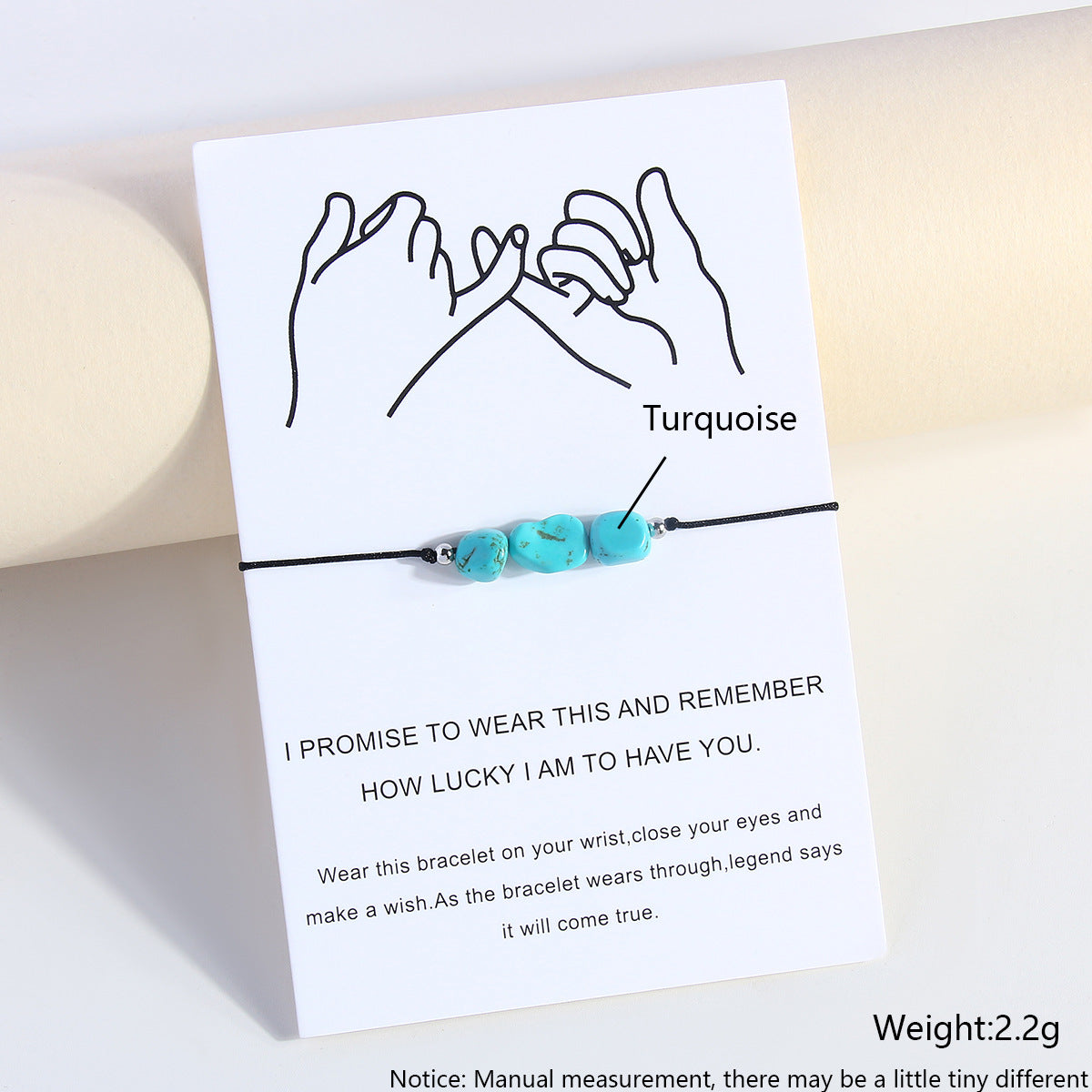 Wholesale Birthstone Bracelet Natural Stone Handwoven Adjustable Bracelet ACC-BT-HongMing006