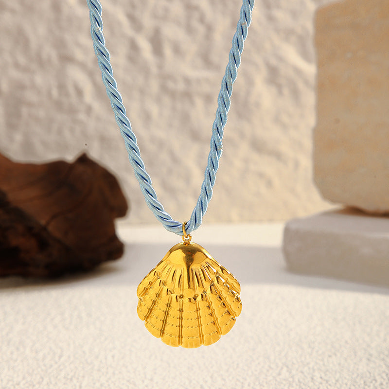 Wholesale Stainless Steel Ocean Pendant  Necklace