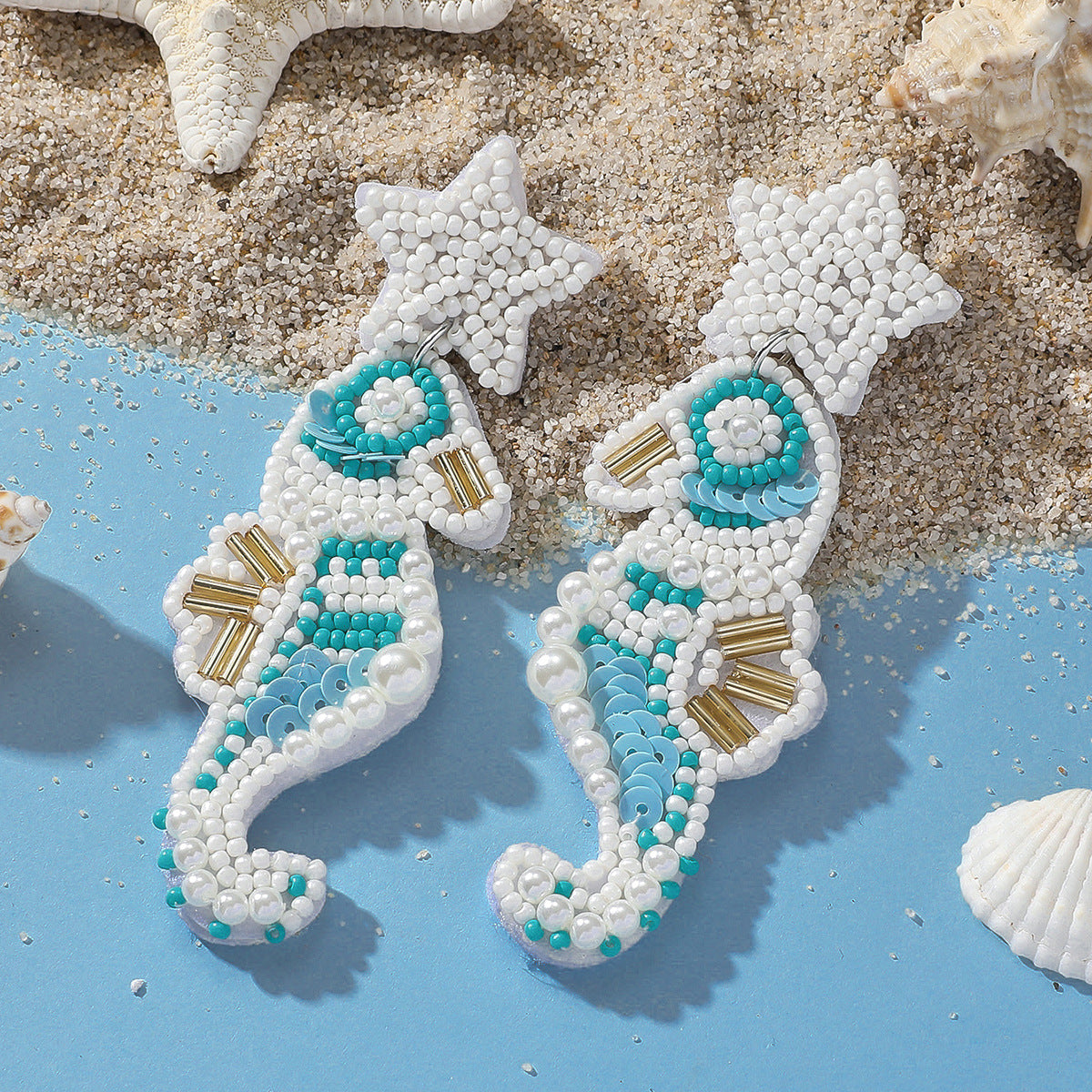 Wholesale Ocean Beach Holiday Style Earrings ACC-ES-JunJie020