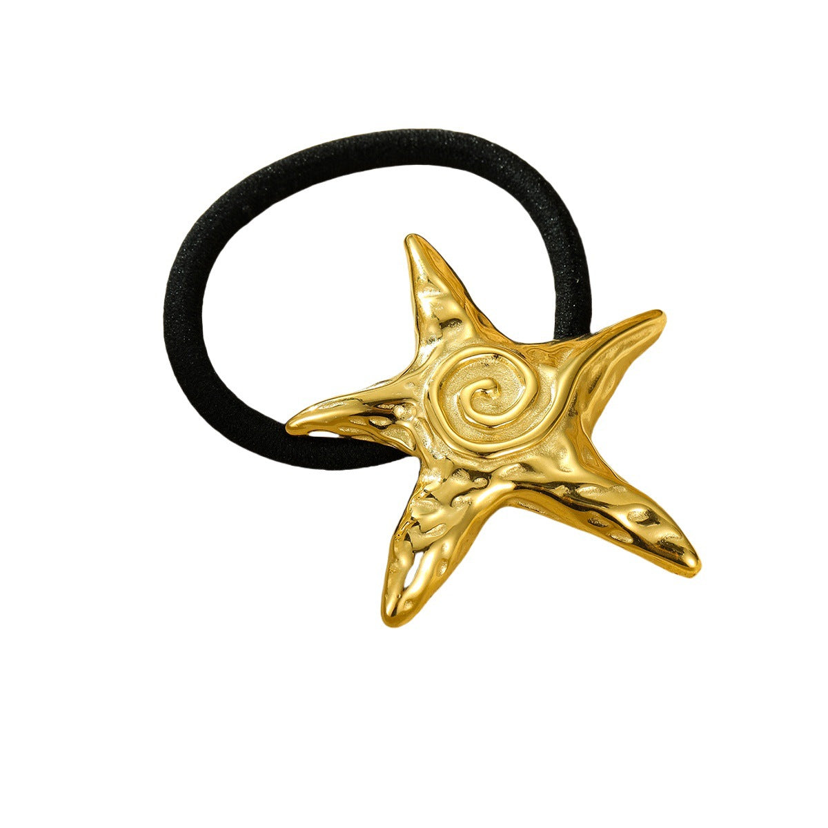 Wholesale Stainless Steel Starfish Headwear Hair Rope