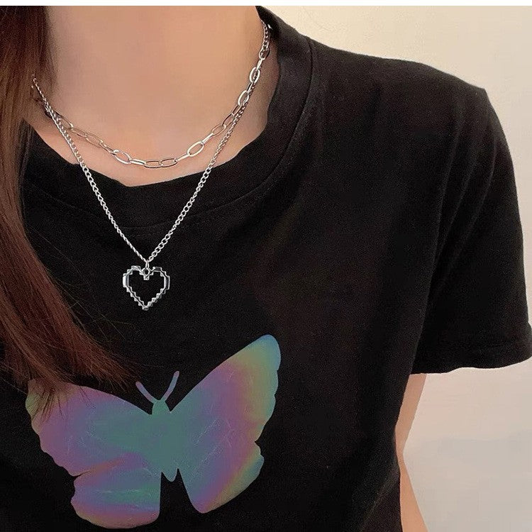 Wholesale Butterfly Necklace Three-dimensional Sweater Chain Tassel Clavicle Chain ACC-NE-Tongs008