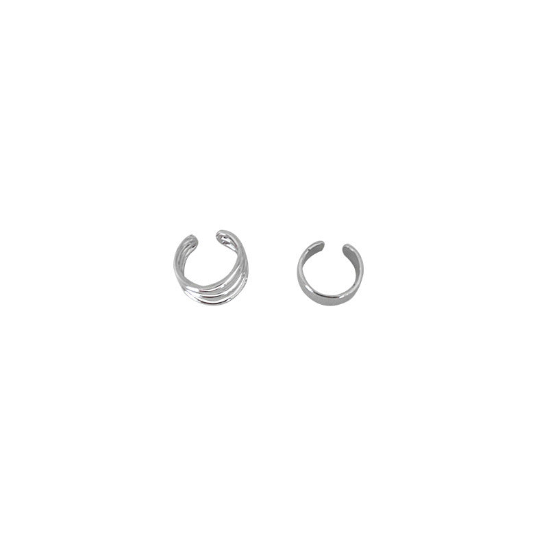 Wholesale Silver Plated Clip On Earrings Retro Fairy Style Fashion Accessory for Boutique Resale