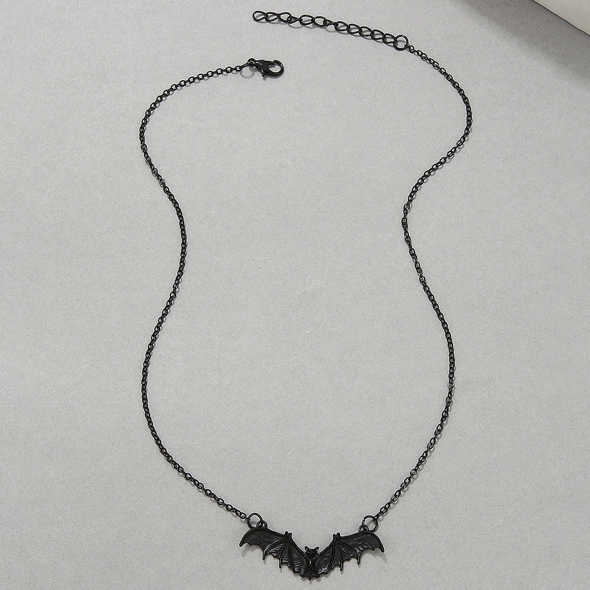 Wholesale Punk Bat Clavicle Chain Necklace  Gothic Fashion Accessory for Women Gift Boutique Resale