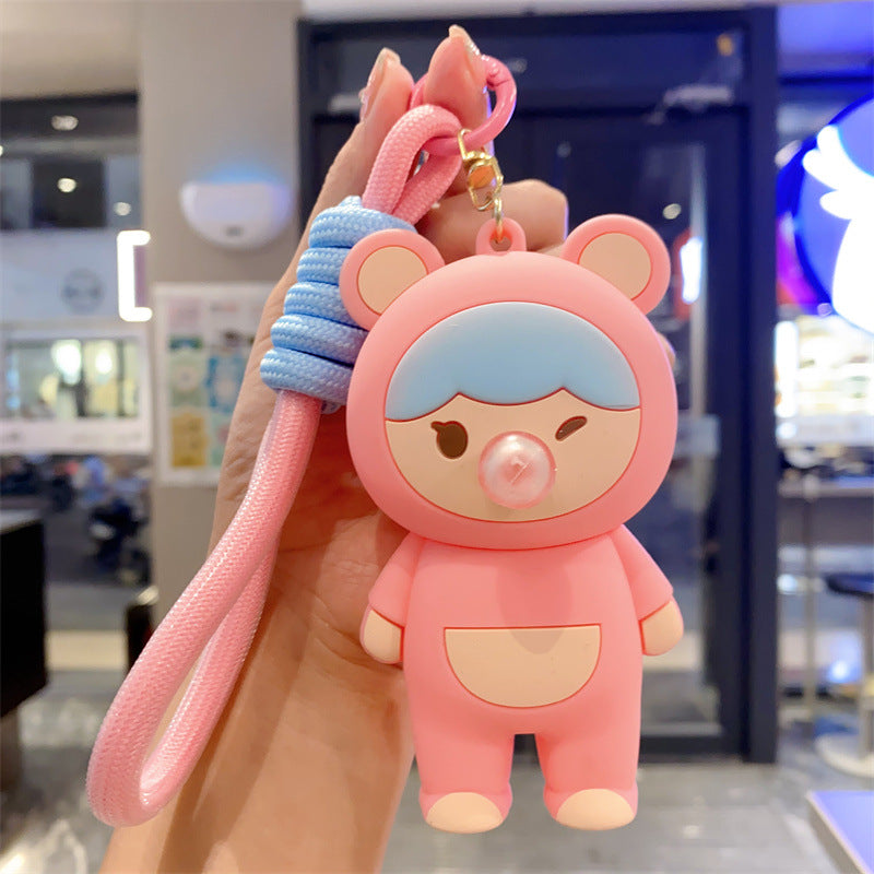 Wholesale Cartoon Cute Silicone Keychains ACC-KC-Kelan014