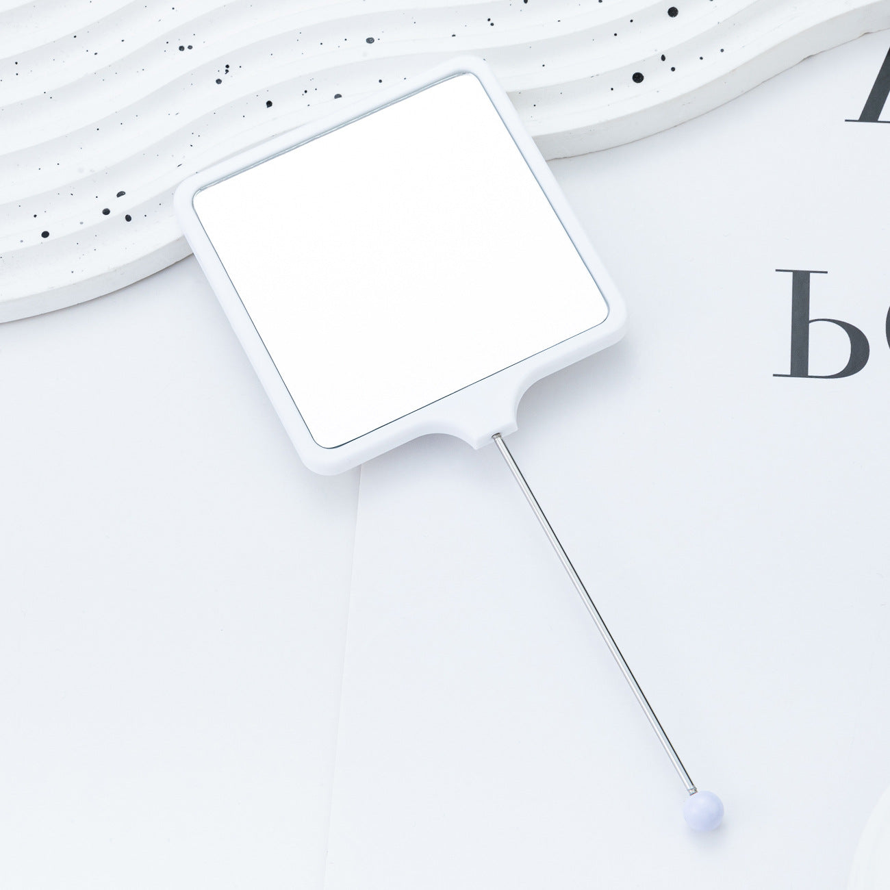 Wholesale  Beadable Mini Mirror DIY Beaded Handheld Mirror