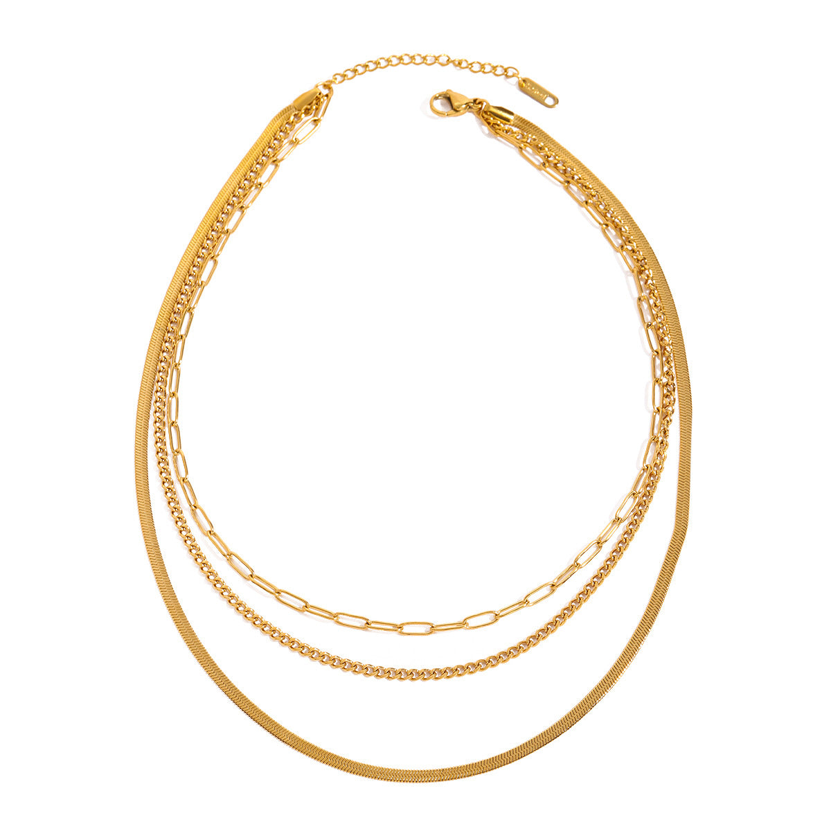 Wholesale stainless steel necklace  do not fade light luxury clavicle chain