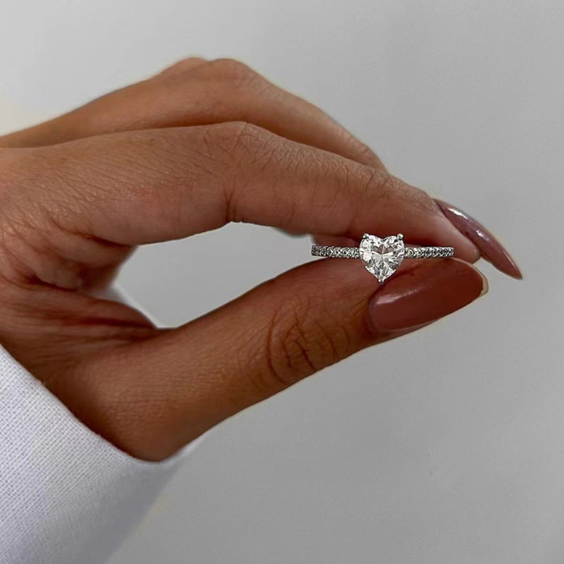 Wholesale personality diamond alloy ring  love ring