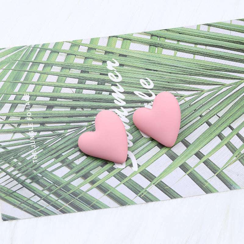 Wholesale Small Heart Valentine's Day Acrylic Earrings