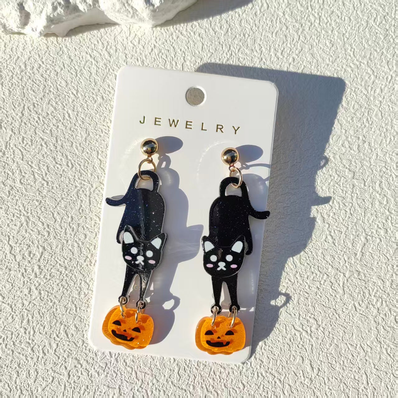 Wholesale  Pumpkin Acrylic Earrings Set - Cute Cartoon Ear Studs for Women,  Trendy Fashion Jewelry Accessory,  Boutique Resale Gift