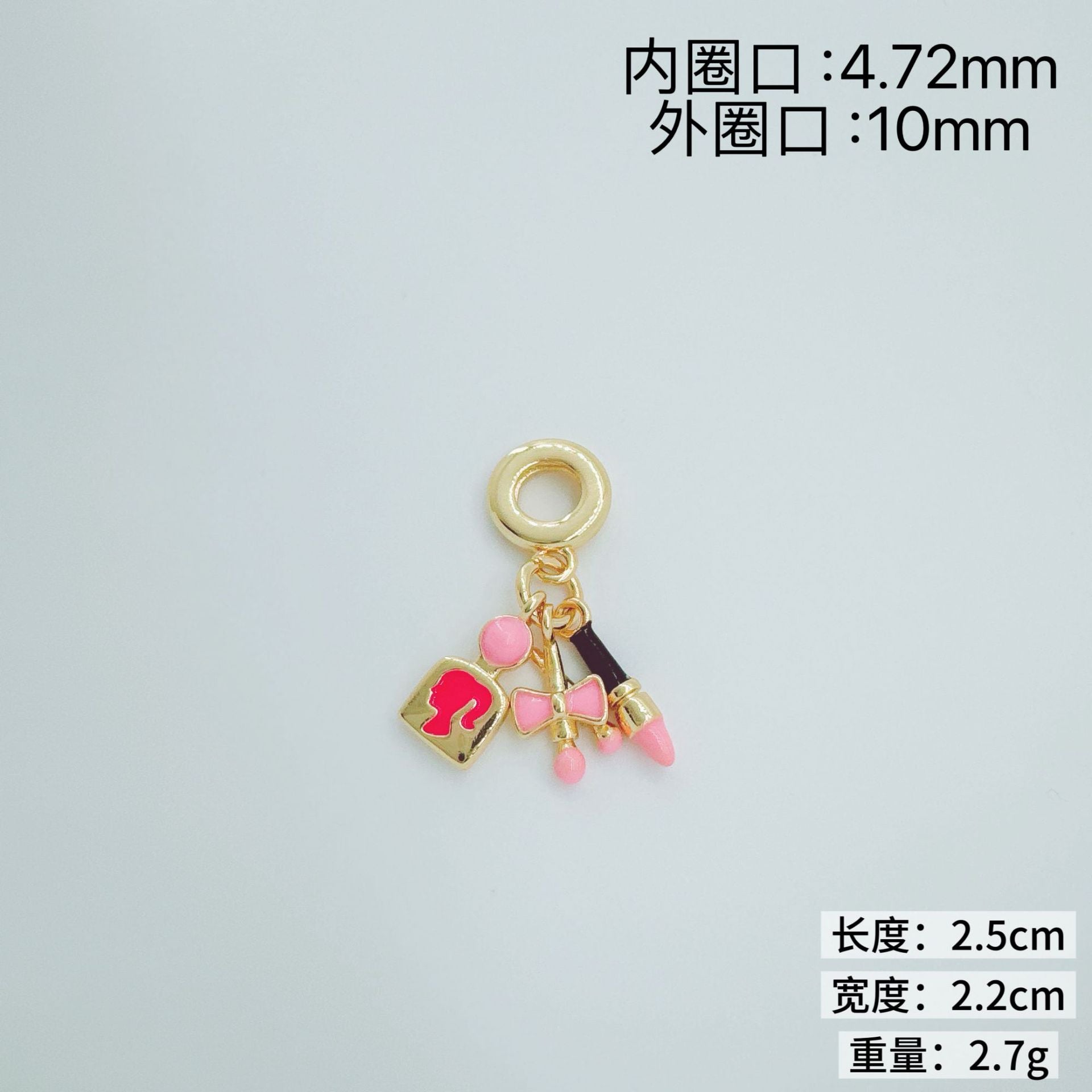 Wholesale Simple European Style Gold Plated Copper Necklace Pendant Fashion Accessory for Gift or Boutique Resale