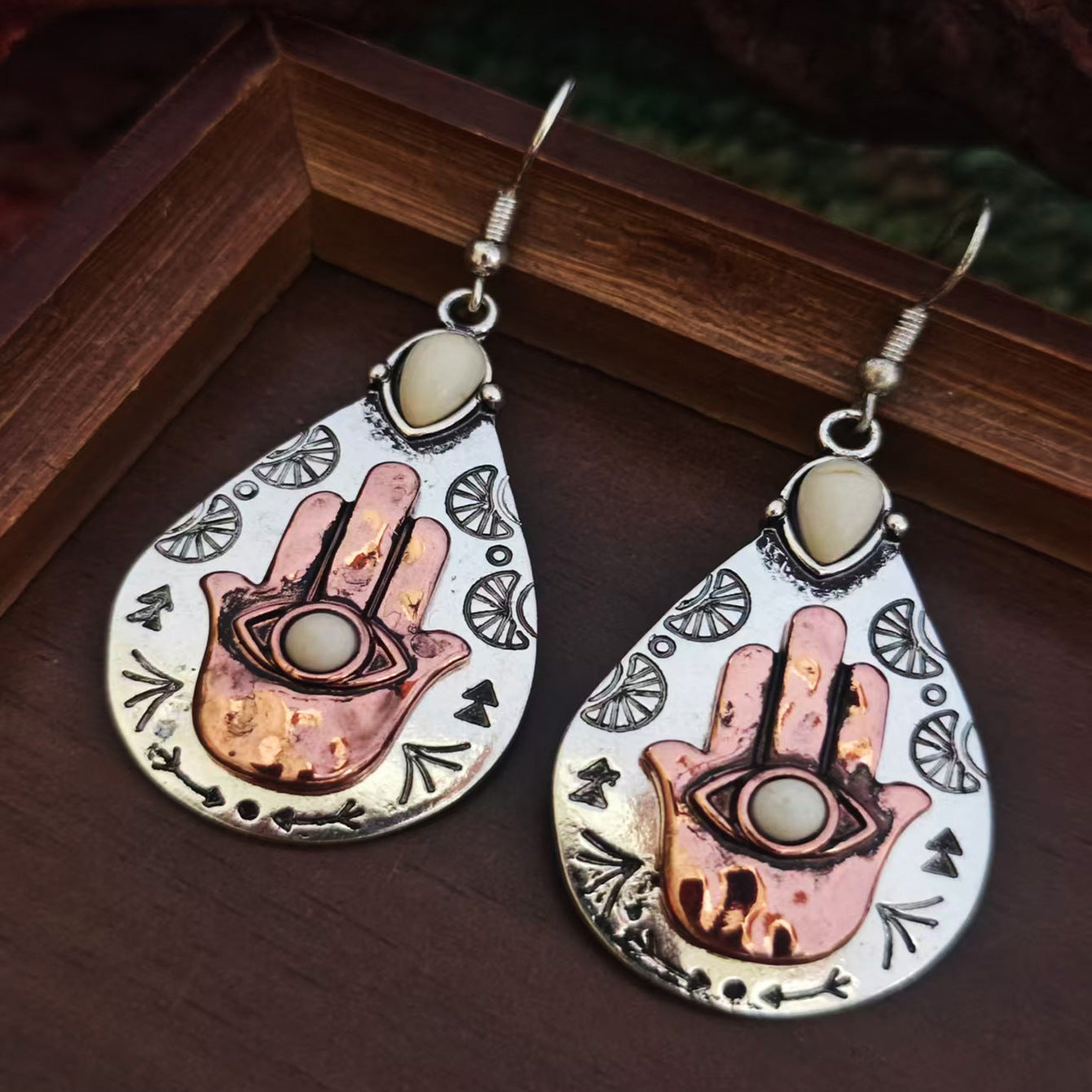 Wholesale Zinc Alloy Vintage Bohemian Turquoise Bird Dangle Earrings For Women Everyday Wear