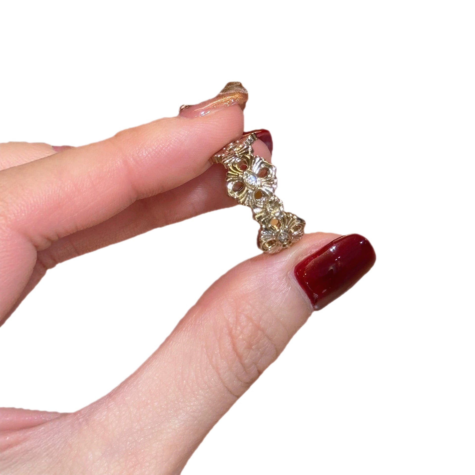Wholesale Butterfly Design Adjustable Ring with Copper Zircon,  Trendy Everyday Jewelry Accessory