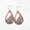 Wholesale Wooden Easter Leopard Earrings