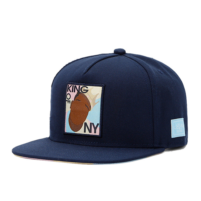 Wholesale  Man Head Letter High Street Hip Hop Hat Baseball Cap