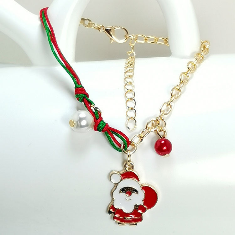 Wholesale Christmas Snowflake Elk Snowman Bracelet ACC-BT-Haol011