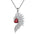 Wholesale Angel Demon Wings Couple Diamond Love Zircon Valentine's Day Necklace