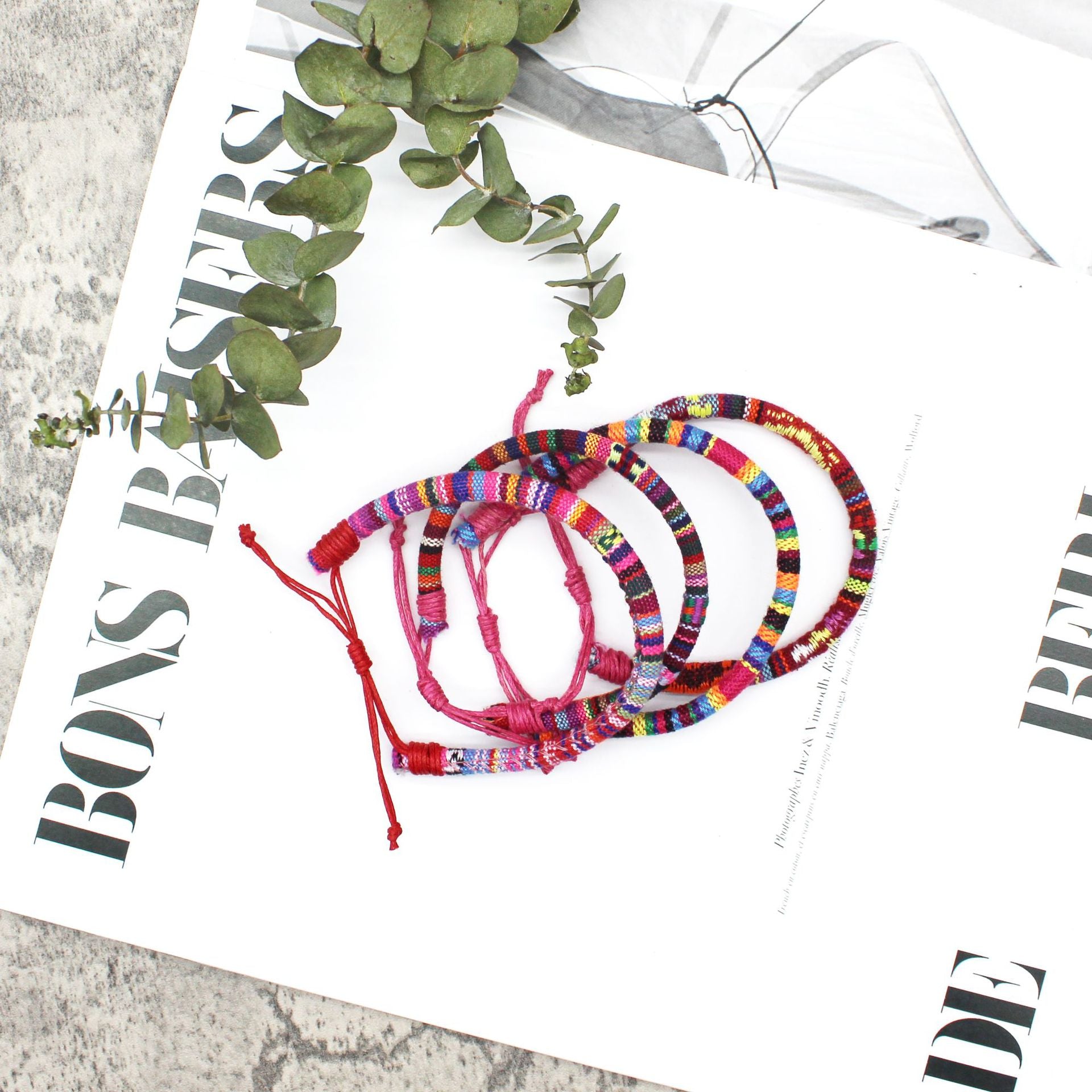 Wholesale Boho Ethnic Style Handwoven Bracelets Bohemian ACC-BT-YTian009