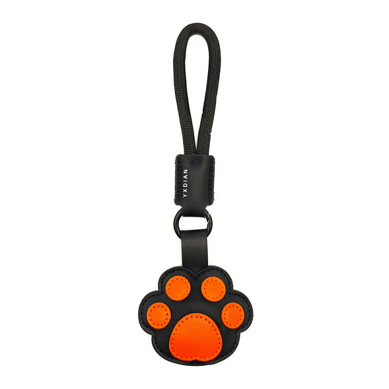 Wholesale Cartoon Cat Paw Leather Keychain Bag Charm For Couples Students Gift