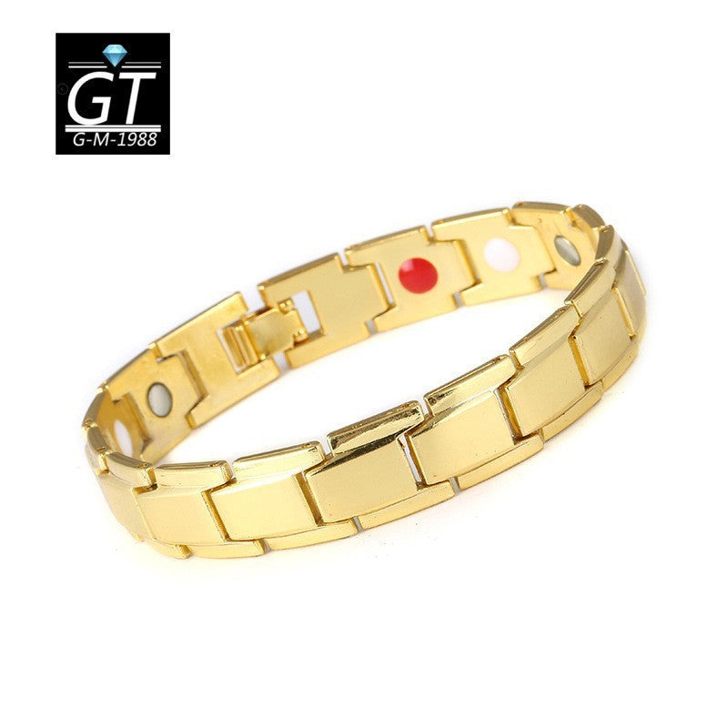 Wholesale Detachable Magnet Bracelet Alloy for Couples ACC-BT-YunJin004