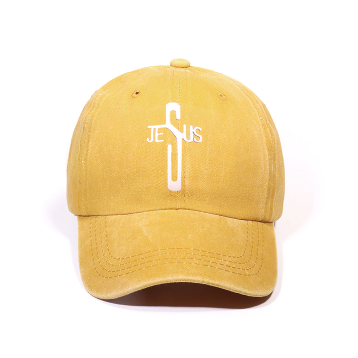 Wholesale Washed baseball cap letter print curved brim hat