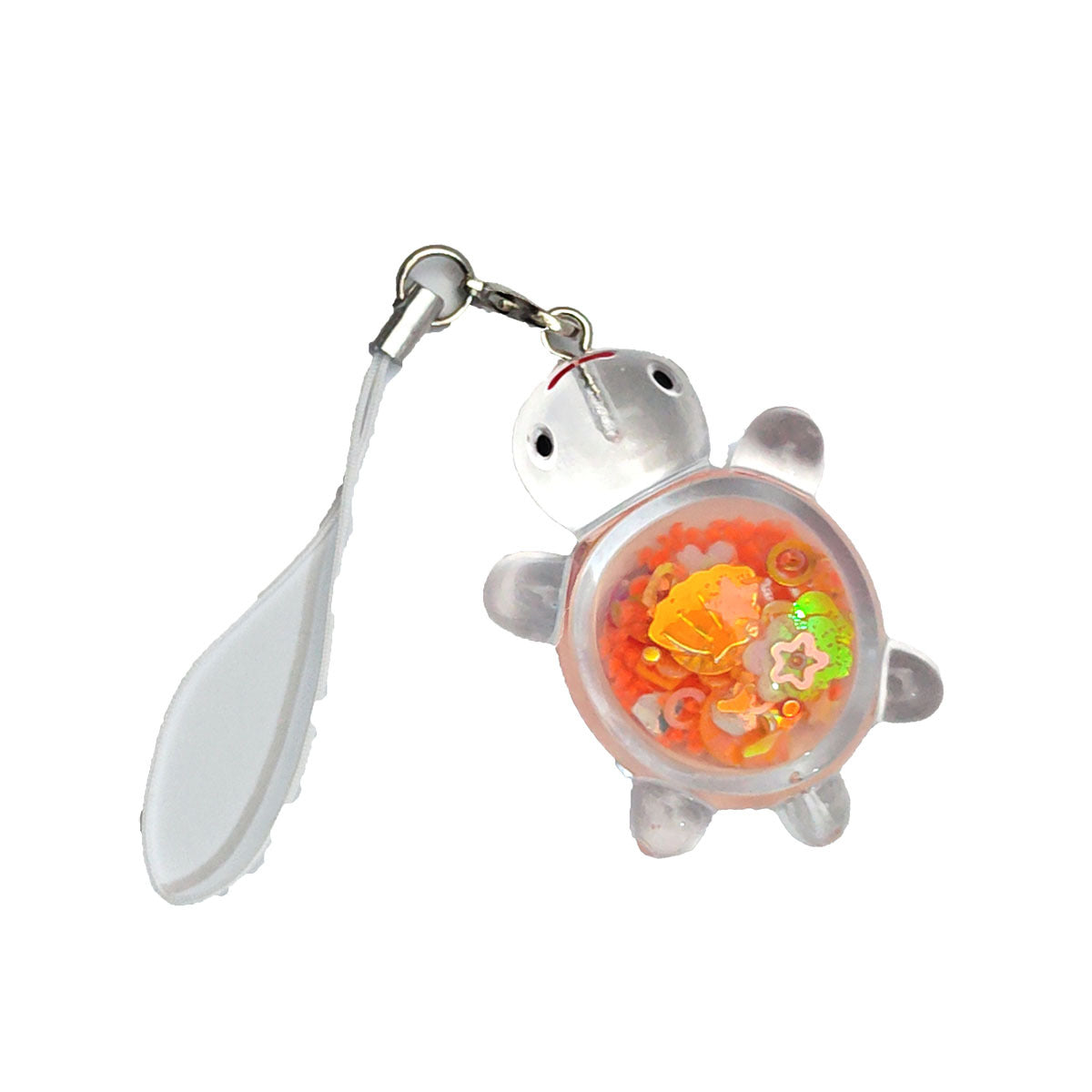 Wholesale Cartoon Luminous Transparent Little Turtle Pendant Keychain