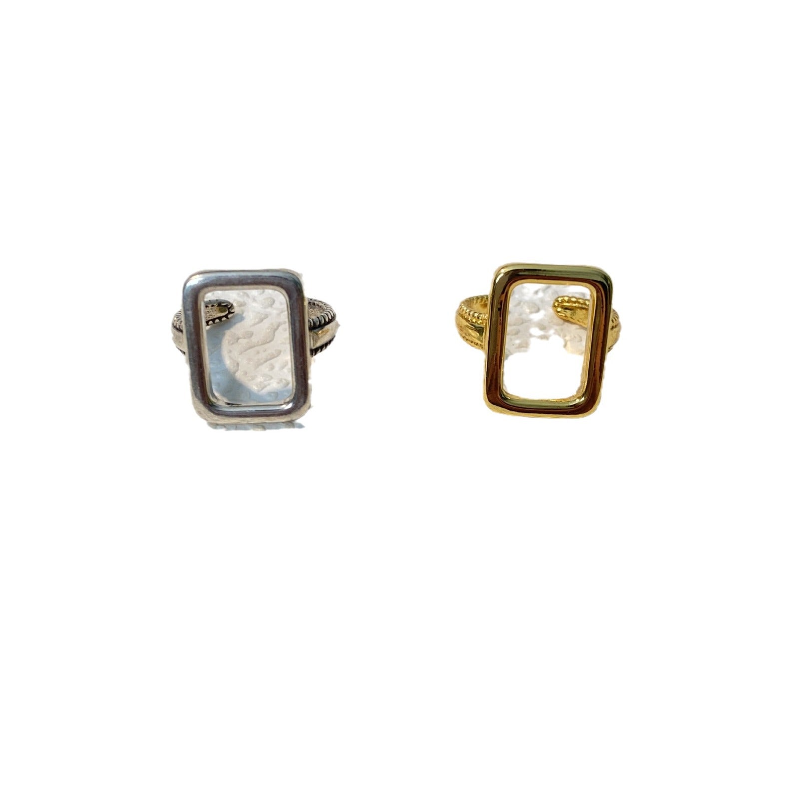 Wholesale Copper Rectangular Open Rings