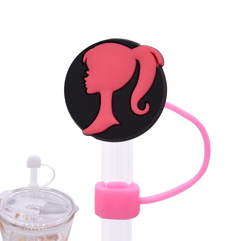 Wholesale Random 100pcs Color Separation Series Straw Cover 10MM Straw Tube Cap