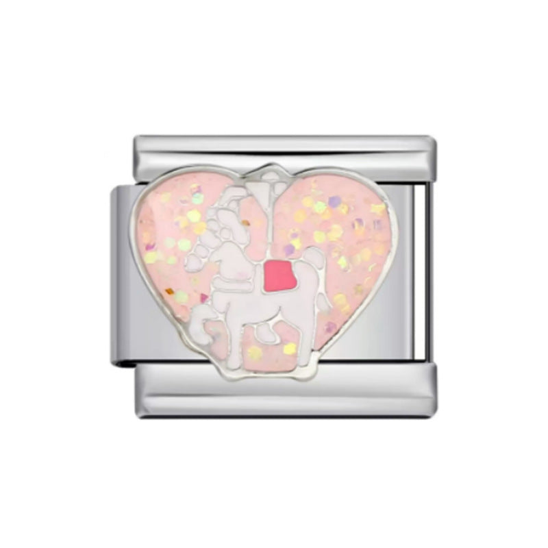 Wholesale 10pcs Italian Charm Bracelet 9mm DIY Splicing Removable Kitten Bear Stainless Steel Composable Bracelet