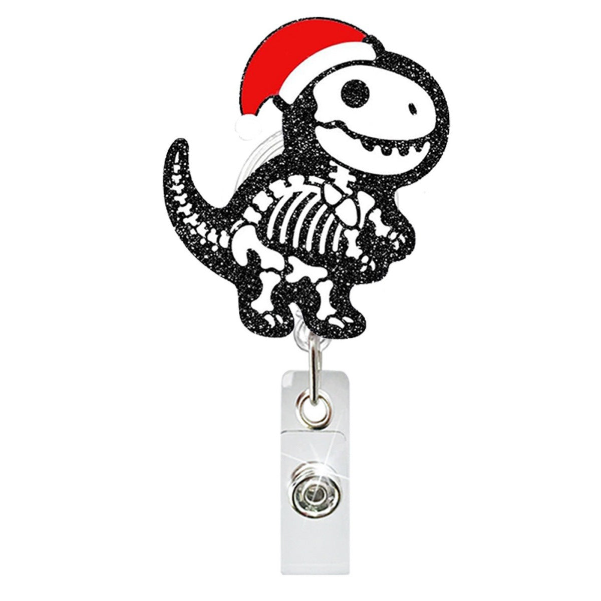 Wholesale retractable acrylic Christmas animal   Badge Reels