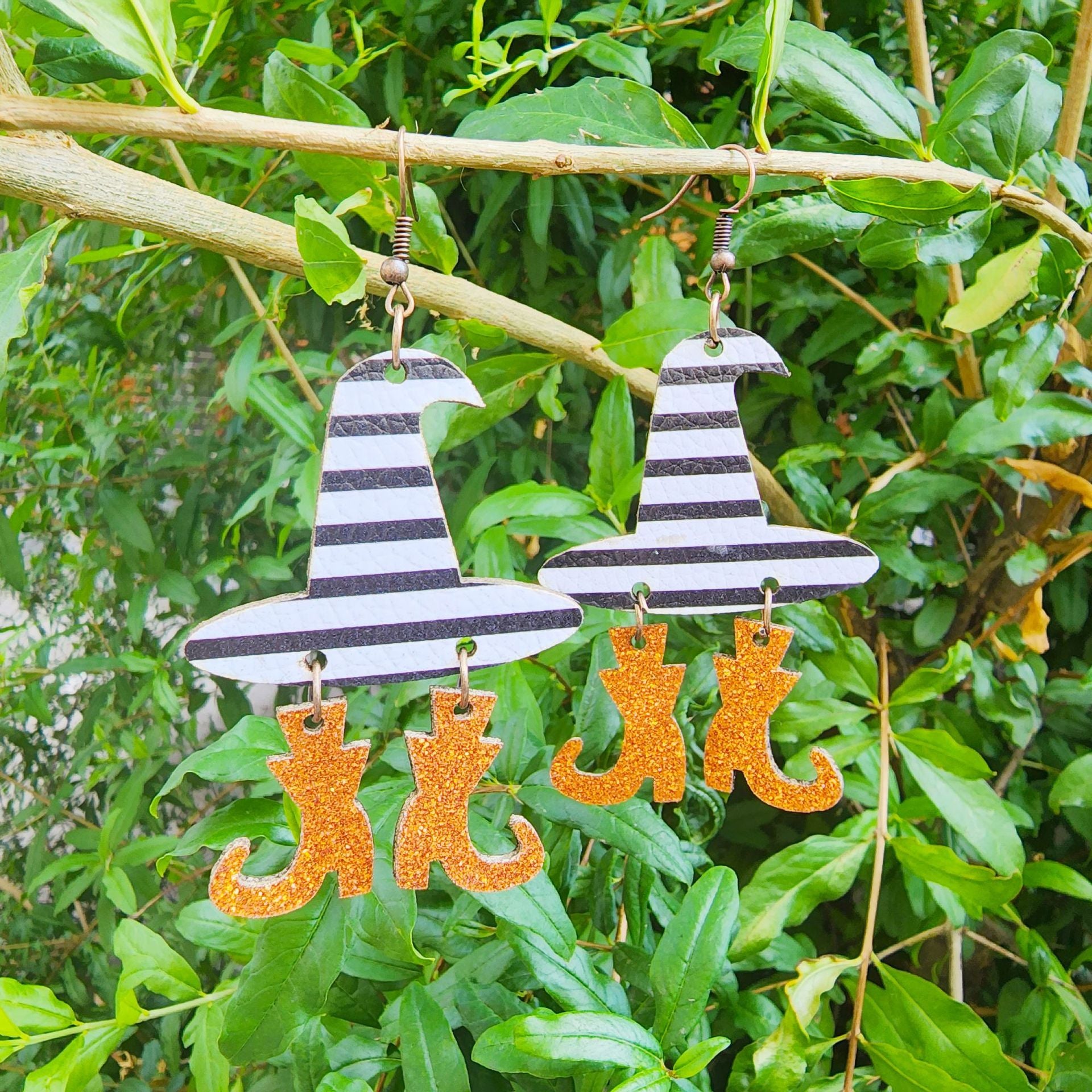 Wholesale Halloween Leather Earrings