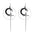 Wholesale Gothic Silver Circle Black Moon Sword Earrings