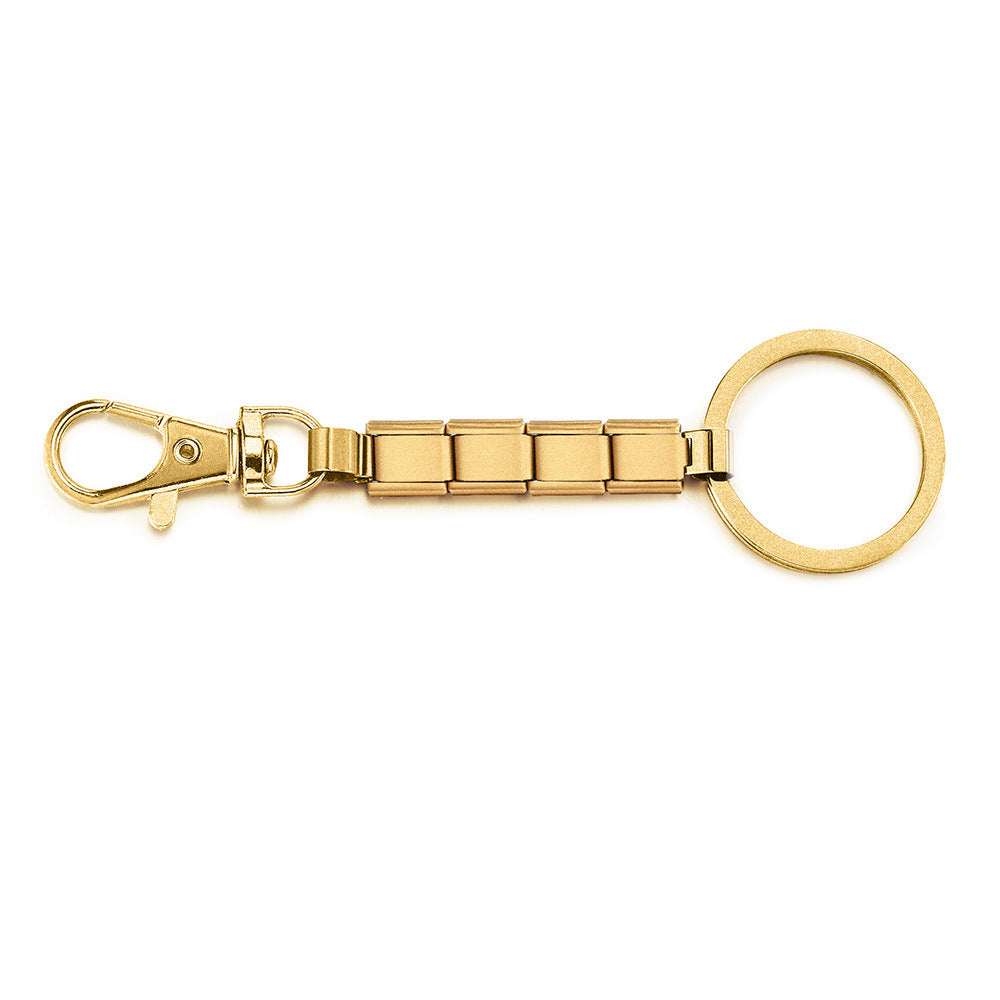 Wholesale Spray Paint Process Multi-Color  DIY Splicing Module Bracelet Keychain