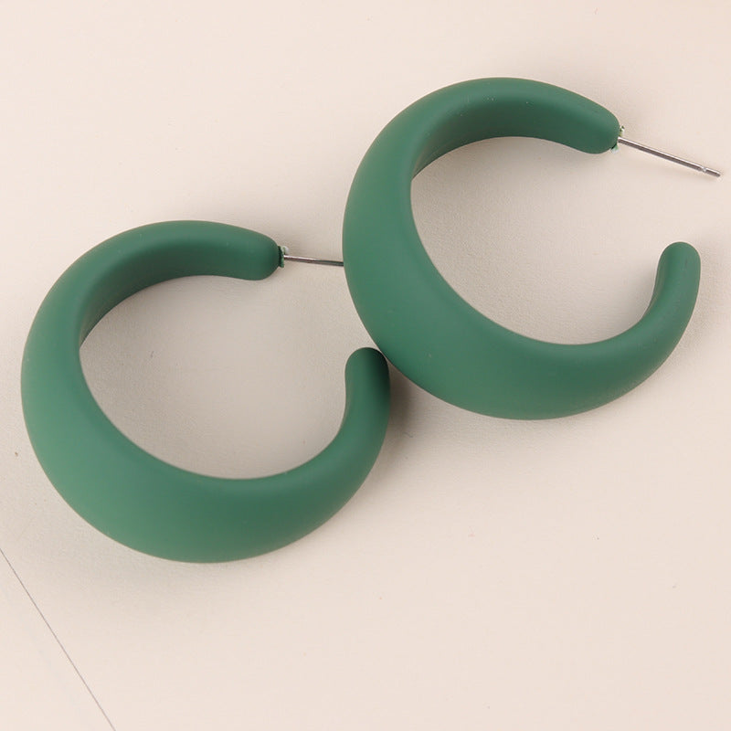 Wholesale  Colorful Candy Color Exaggerated Earrings