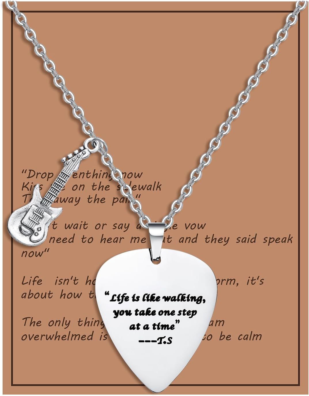 Wholesale Alloy Guitar  Necklace