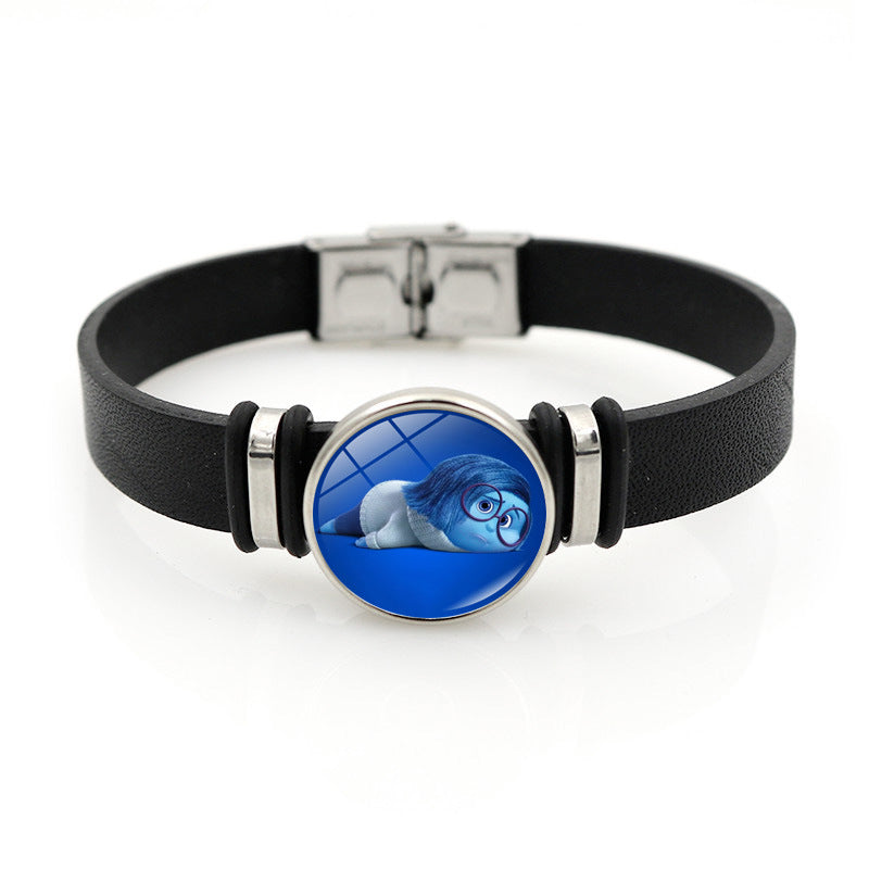 Wholesale Cartoon Cute Hand-woven Faux Leather Bracelet ACCVIP-BT-HengX003